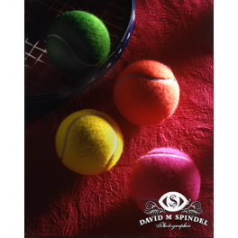 Colorful Tennis Balls